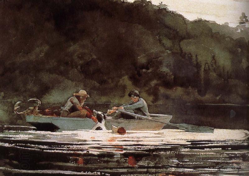 Winslow Homer The final hunting trip oil painting picture